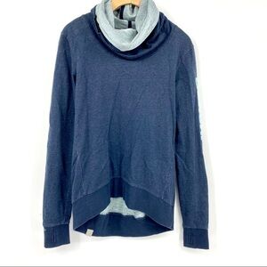 BENCH navy cowl neck pullover nwot! S